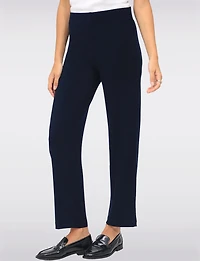 Stretch High-Rise Straight Cut Pull-On Pants by Perle