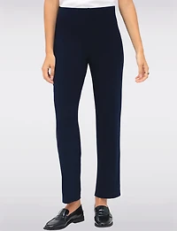 Stretch High-Rise Straight Cut Pull-On Pants by Perle