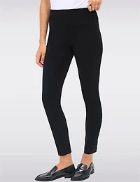Versatile Pull-On Black Stretch Leggings by Perle