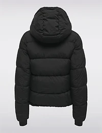Arctic Slim Featherless Down Puffer Jacket with Removable Hood by Only