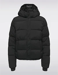 Arctic Slim Featherless Down Puffer Jacket with Removable Hood by Only