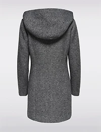 Straight Fit Hooded Zip-Front Jacket- Recycled Lightweight Design by Only