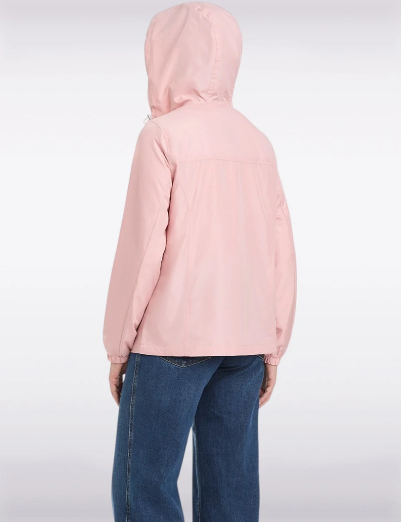 Lightweight Active Sporty Windbreaker Jacket & Polka Dot Lined Hood by Details