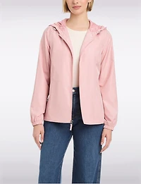 Lightweight Active Sporty Windbreaker Jacket & Polka Dot Lined Hood by Details