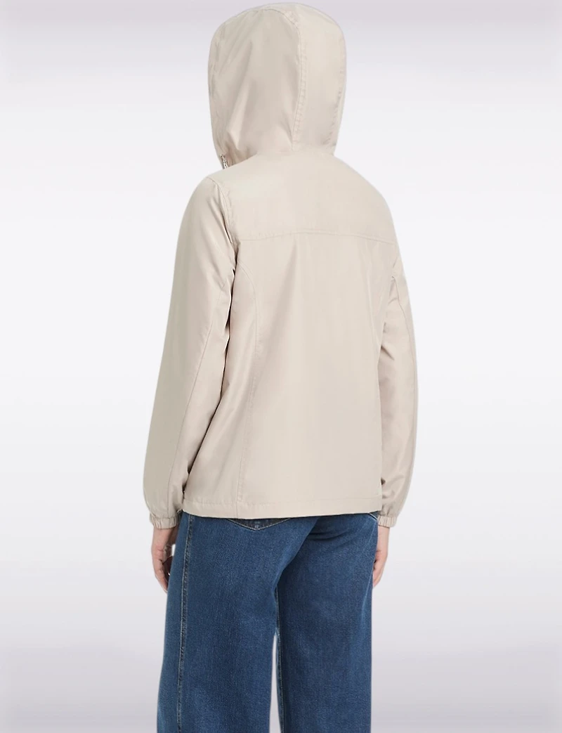 Lightweight Active Sporty Windbreaker Jacket & Polka Dot Lined Hood by Details