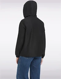 Lightweight Active Sporty Windbreaker Jacket & Polka Dot Lined Hood by Details