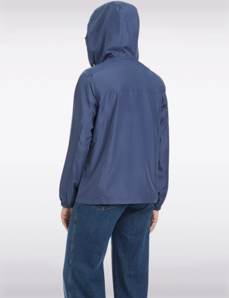 Lightweight Active Sporty Windbreaker Jacket & Polka Dot Lined Hood by Details