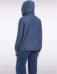 Lightweight Active Sporty Windbreaker Jacket & Polka Dot Lined Hood by Details