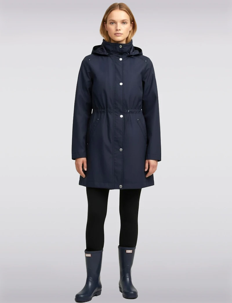 Active-Fit Vegan Hooded Windproof & Durable Anorak Raincoat by Point Zero