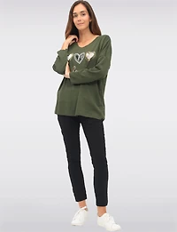Crinkled Slim-Fit Drawstring-Waist 4-Pocket Stretch Pants by Froccella