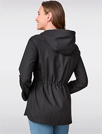 Lightweight Slim-Fit Active Anorak Raincoat with Hood by Free Country