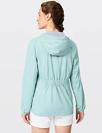 Eco-Friendly Hooded Raincoat -Lightweight Water & Wind-Resistant by Free Country