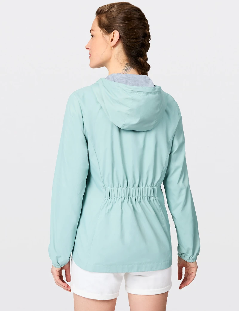 Eco-Friendly Hooded Raincoat -Lightweight Water & Wind-Resistant by Free Country