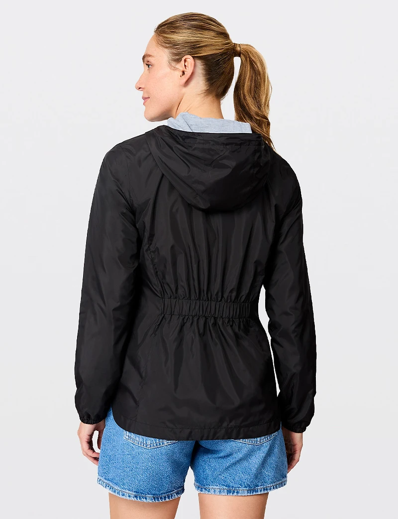 Eco-Friendly Hooded Raincoat -Lightweight Water & Wind-Resistant by Free Country