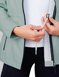 Lightweight Hooded Active Raincoat by Free Country – Water-Resistant Anorak