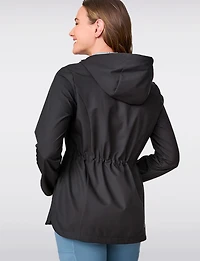 Lightweight Hooded Active Raincoat by Free Country – Water-Resistant Anorak