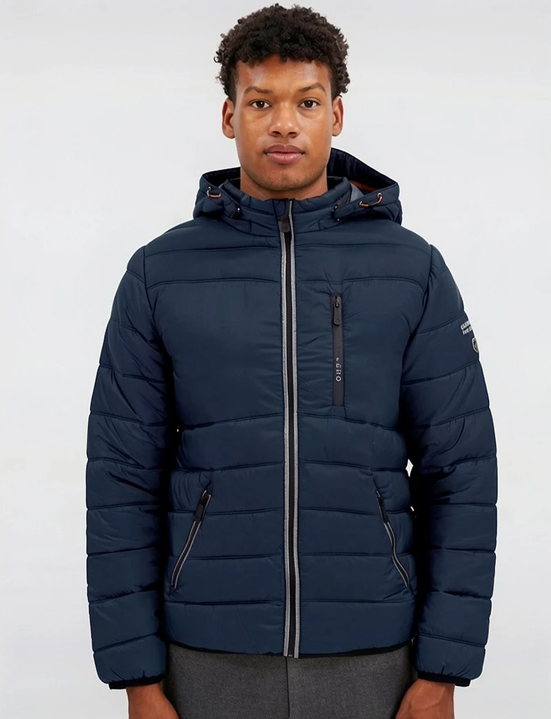 Ultralight Packable Hooded Puffer Jacket with Travel Pillow by Point Zero