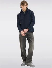 Lightweight Dry-Tech Softshell Hooded Rain Jacket by Point Zero