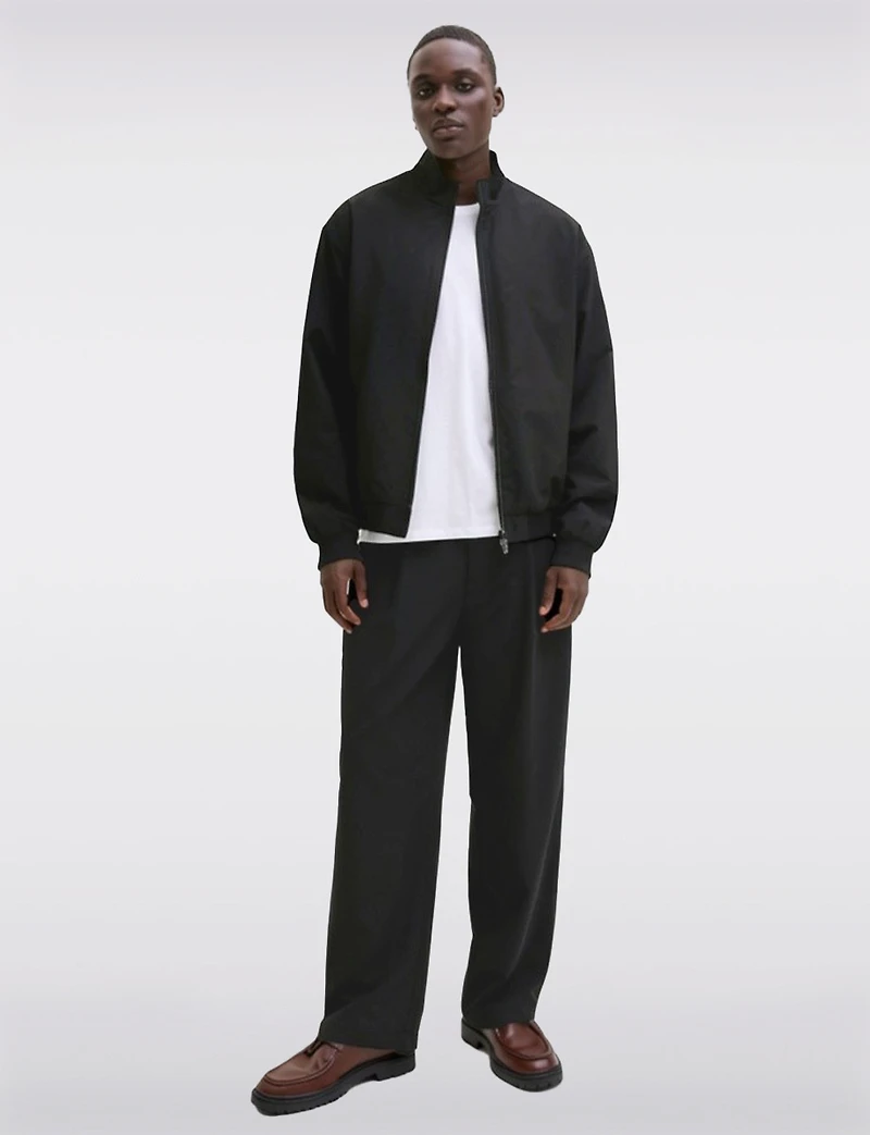 Classic Lightweight Men’s Windbreaker Jacket with Stand Collar by Jack & Jones