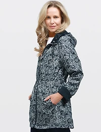 Lightweight Reversible ActivTech® Windbreaker Parka Jacket with Hood by Saki