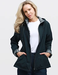 Reversible Lightweight ActivTech® Windbreaker Jacket with Hood by Saki