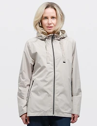 Reversible Lightweight ActivTech® Windbreaker Jacket with Hood by Saki