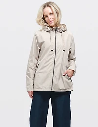 Reversible Lightweight ActivTech® Windbreaker Jacket with Hood by Saki