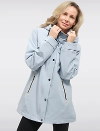 Vegan Breathe-Tech® Softshell Versatile Jacket with Detachable Hood by Saki