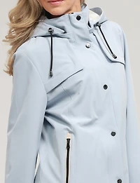 Vegan Breathe-Tech® Softshell Versatile Jacket with Detachable Hood by Saki