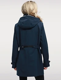 Vegan Breathe-Tech® Softshell Parka Jacket with Detachable Hood by Saki