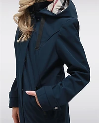 Vegan Breathe-Tech® Softshell Parka Jacket with Detachable Hood by Saki