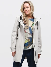 Vegan Breathe-Tech® Softshell Parka Jacket with Detachable Hood by Saki