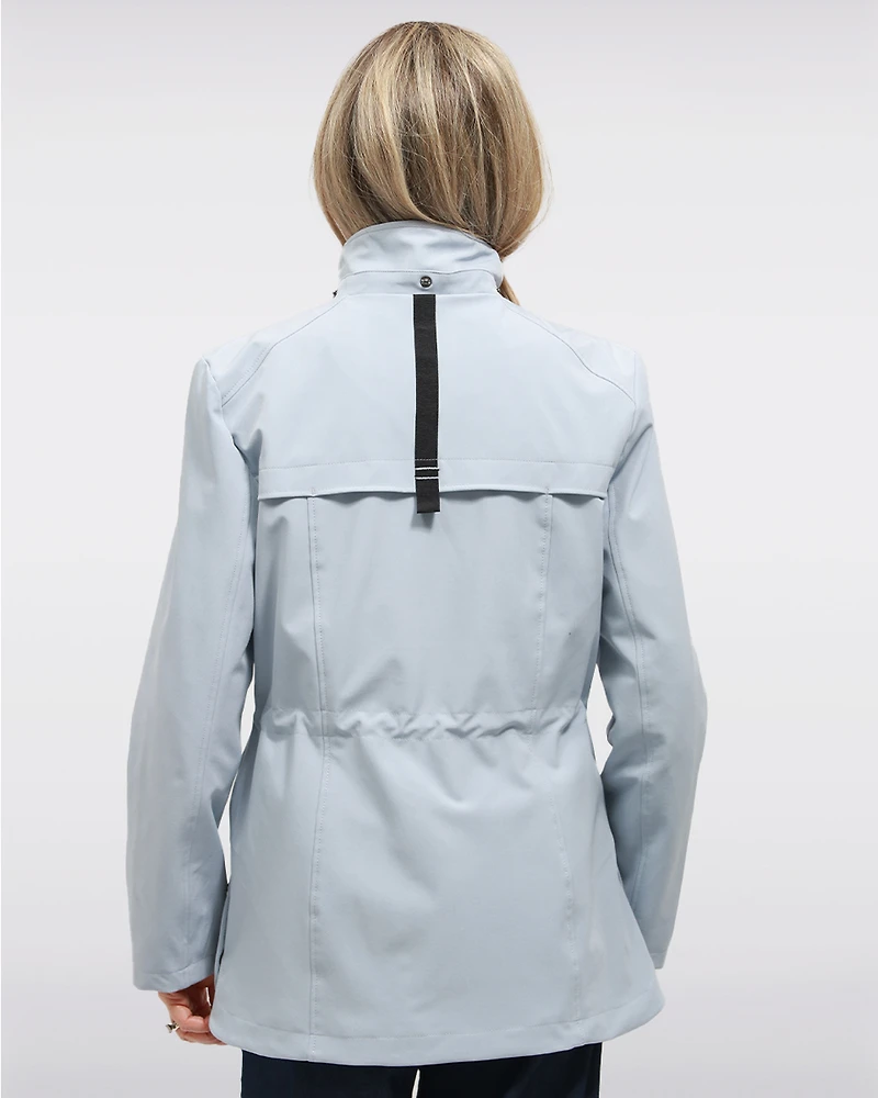 Vegan Breathe-Tech® Softshell Parka  Jacket with Detachable Hood by Saki