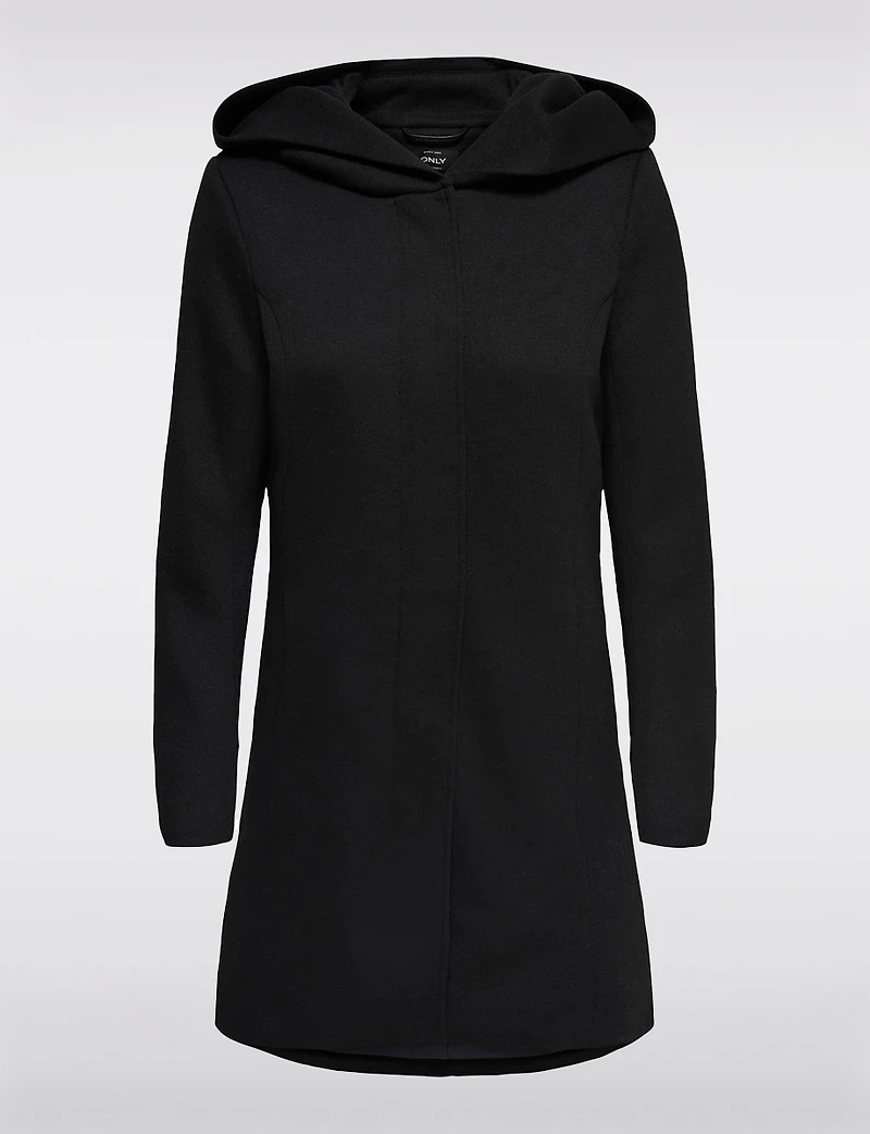 Straight Fit Hooded Zip-Front Jacket- Recycled Lightweight Design by Only