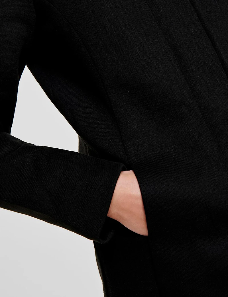 Straight Fit Hooded Zip-Front Jacket- Recycled Lightweight Design by Only