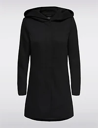 Straight Fit Hooded Zip-Front Jacket- Recycled Lightweight Design by Only