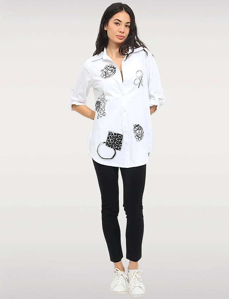 Pull-On Black Stretch Leggings by Perle