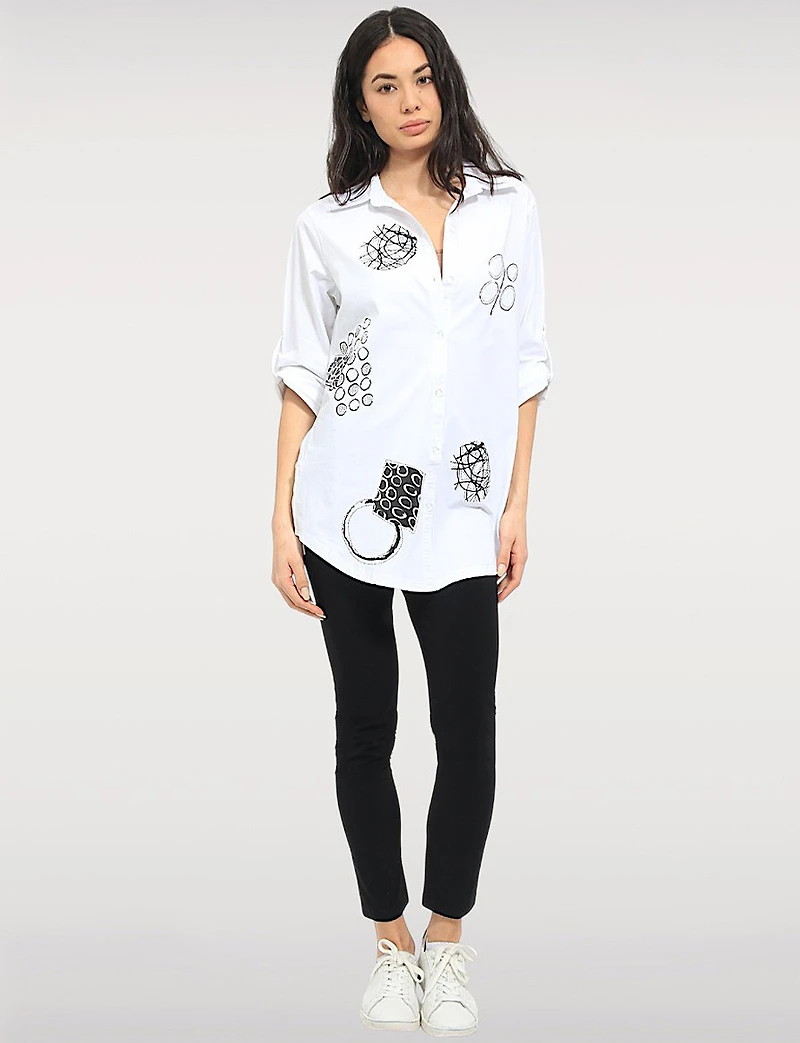 Pull-On Black Stretch Leggings by Perle