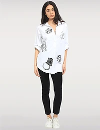 Pull-On Black Stretch Leggings by Perle