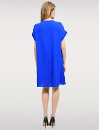 Elegant Lightweight Loose-Fit V-Neck with Short Sleeves by Froccella