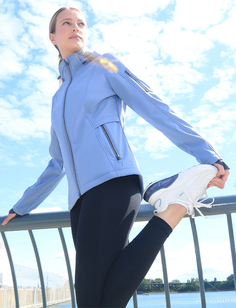 Eco-Smart Softshell Raincoat Jacket - Light & Weather-Resistant by Free Country