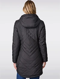 Reversible Faux Fur Quilted Coat  - Cozy Two-in-One Design by Free Country