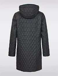 Reversible Hooded Rain-Resistant Parka - Quilted & Matte Finishes by Frandsen