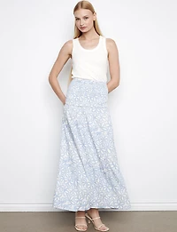 Charlie B 2-in-1 Convertible Skirt & Dress Printed Mid-Length Removable Straps