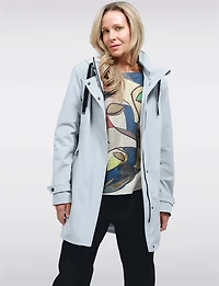 Vegan Breathe-Tech® Softshell Parka Jacket with Detachable Hood by Saki