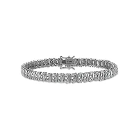 1/2 CTW Natural Diamond 7.5-inch Tennis Bracelet in Sterling Silver