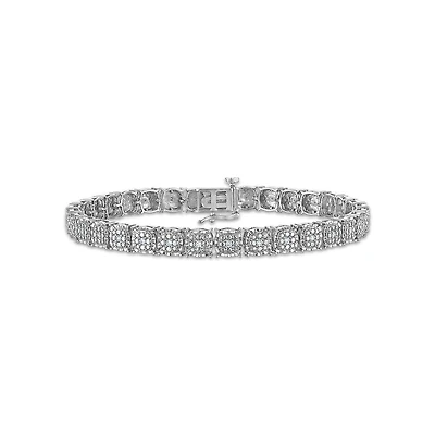 EcoLove 1/4 CTW Lab Grown Diamond Bracelet in Sterling Silver