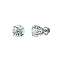 EcoLove 5 CTW Diamond Stud Earrings in 10KT White Gold