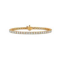 Red Hot Deal 5 CTW Lab Grown Diamond Tennis 7-Inch Bracelet in 10KT Yellow Gold