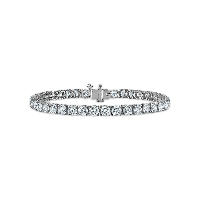 Red Hot Deal 10 CTW Lab Grown Diamond 7-inch Tennis Bracelet in 10KT White Gold
